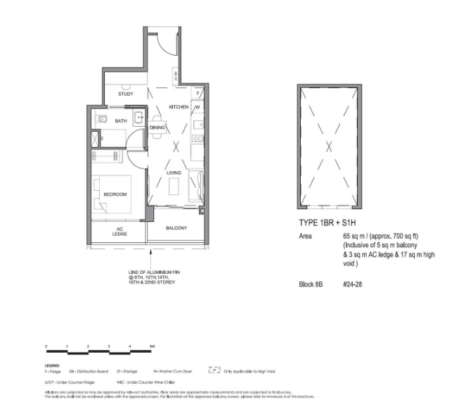 1 Bedroom Floor Plan