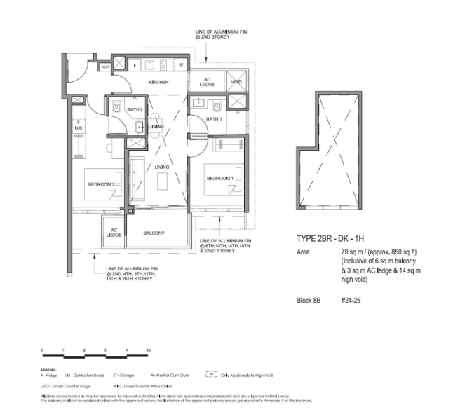 2 Bedroom Floor Plan