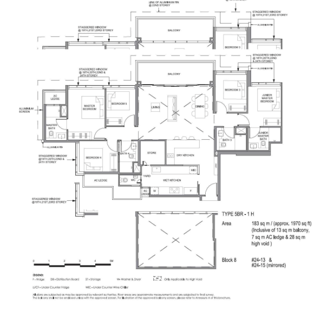 5 Bedroom Floor Plan