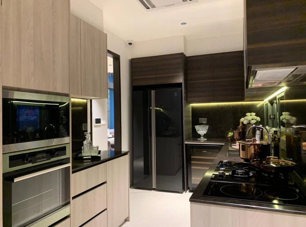 Premium kitchen with high-end appliances and finishes